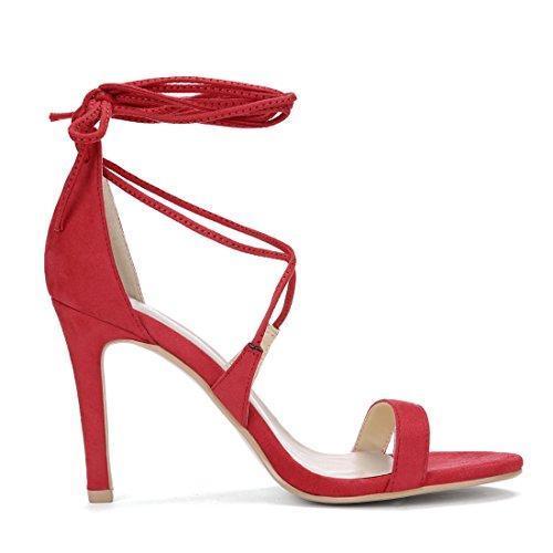 Stiletto Heel Lace-up Sandals