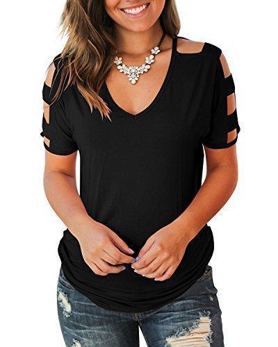 Tops Deep V Neck T