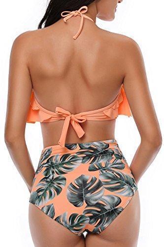 Neck Two Piece Swimsuit